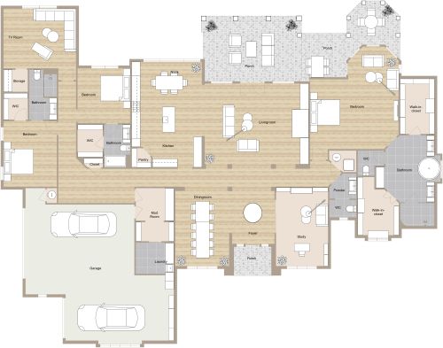 4000 sq ft House Plan