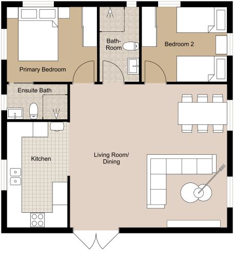 30x30 Floor Plan