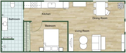 Small Retirement Home Floor Plan