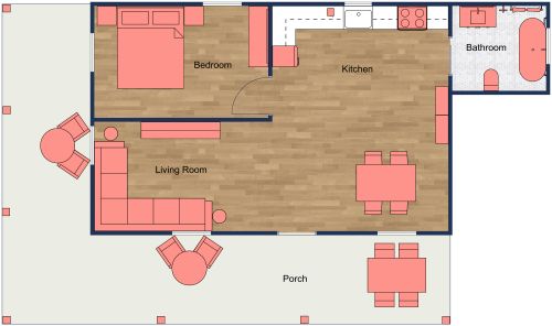 Retirement Cabin Floor Plan