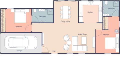 Floor Plan for Retirement Living