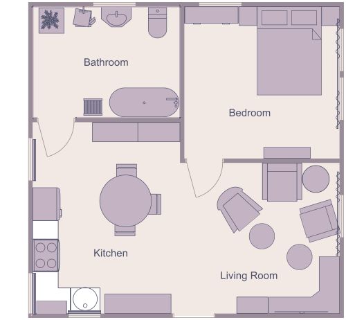 Granny Pod Floor Plan Tiny House