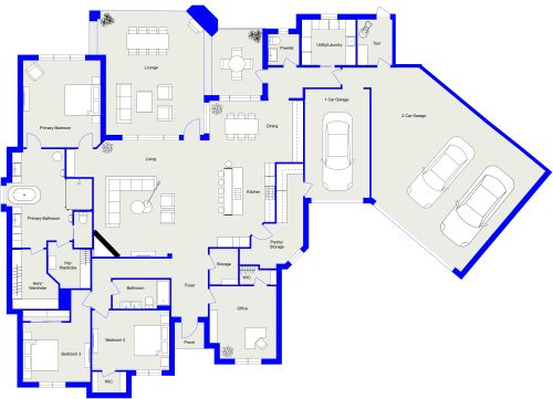 3000 sq ft House Plan
