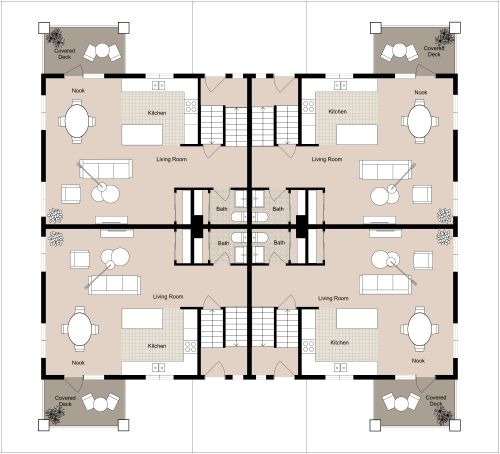 Multi-Family Home Floor Plan