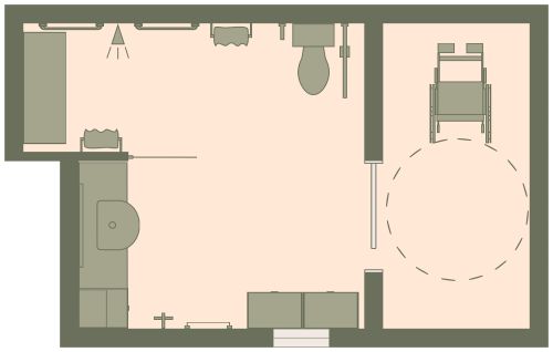 180 sq ft Accessible Bathroom