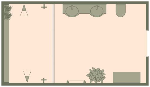 Black and White Modern Bathroom