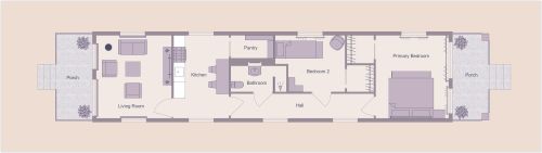 New Orleans Shotgun House Floor Plan