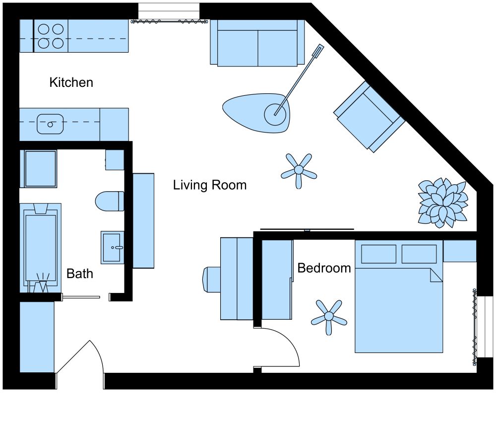 Condominium Unit 2D Floor Plan