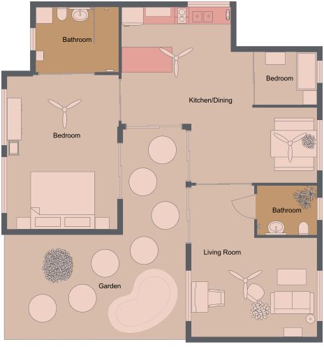 2 Bedroom Modern Hanok