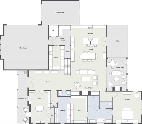 House Plans House Plans, 2 Story 3 Car Garage House Plans