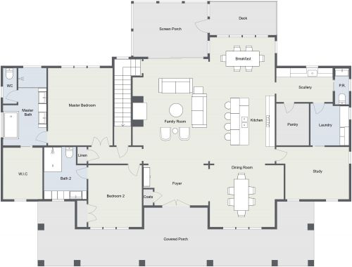 House Plan 72597 With 3351 Sq Ft House Plan 72597 With 3351 Sq Ft