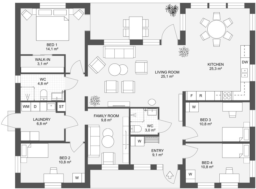 Smultronstallet 147 2D Floor Plan