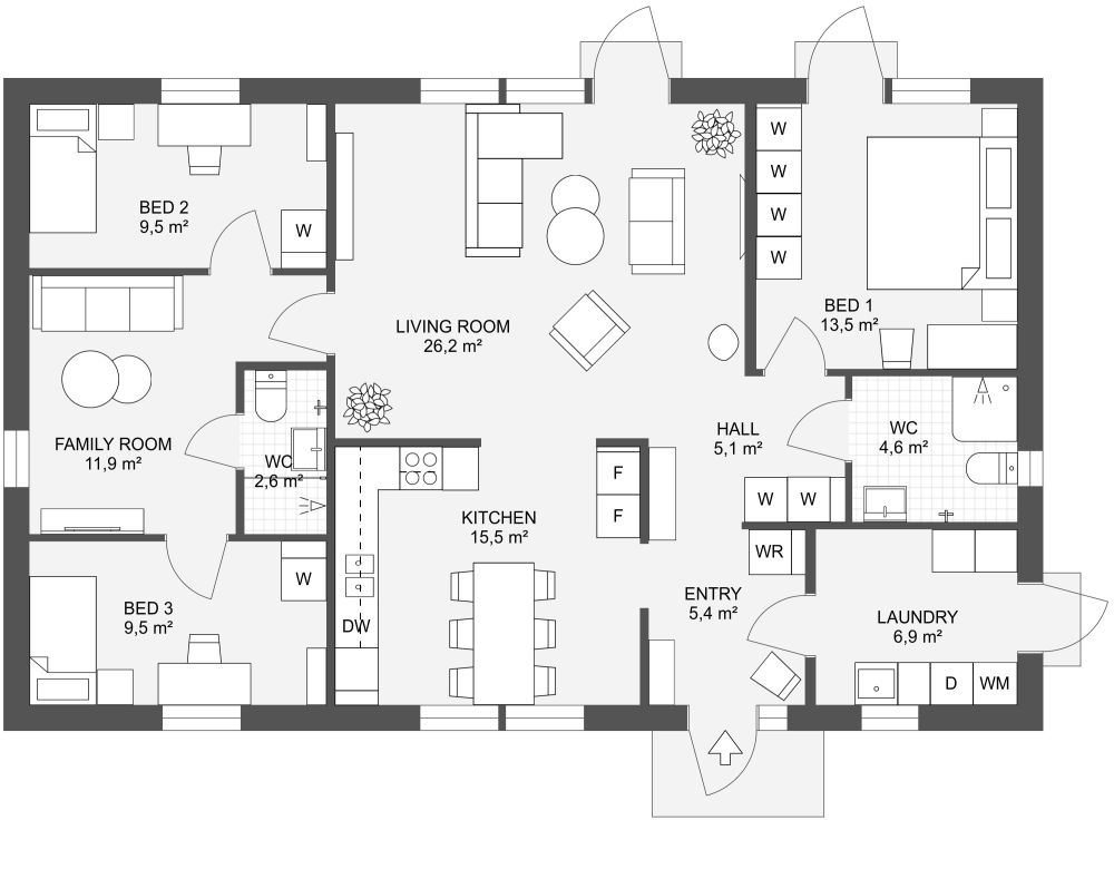 Smultronstället 116 2D Floor Plan