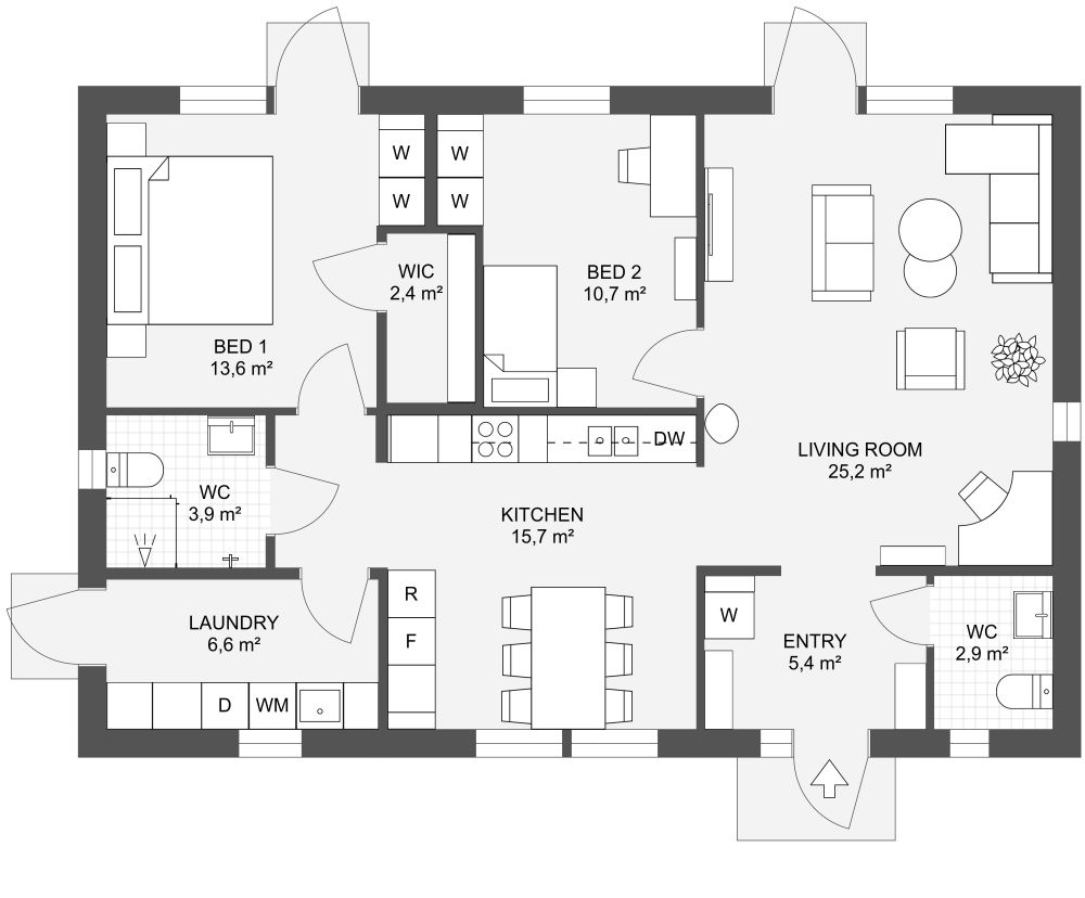 Smultronstallet 94 2D Floor Plan