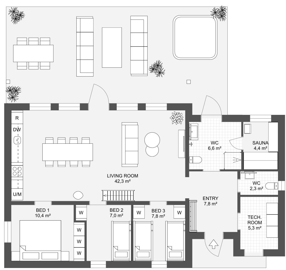 Harmoni 112 2D Floor Plan Ground Floor