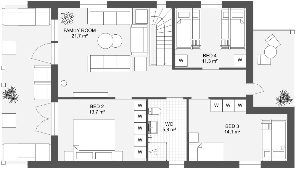 Harmoni 160 2D Floor Plan First Floor