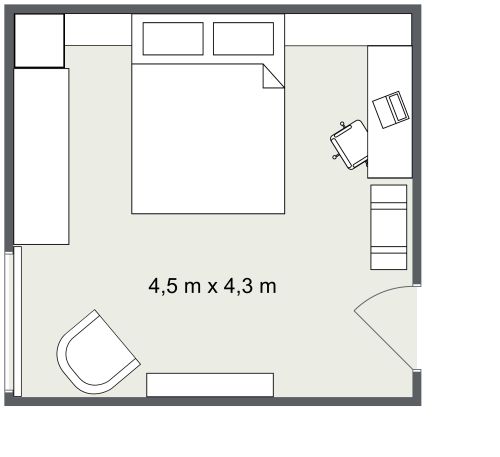 Schlafzimmer im rustikalen Stil