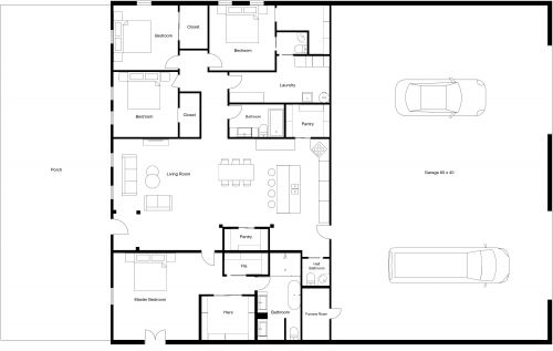 What Makes A Split Bedroom Floor Plan Ideal The House Designers A Split Bedroom Floor Plan Ideal