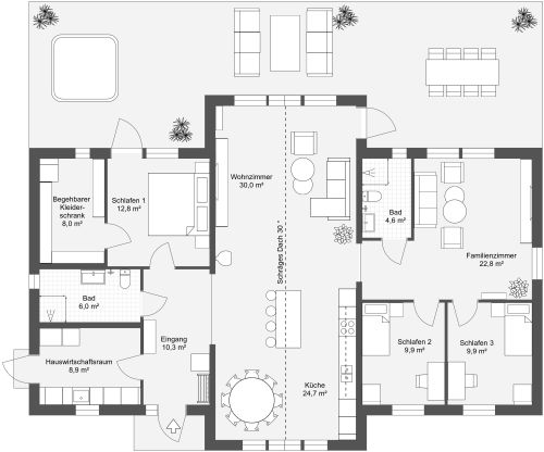 Åsen 156 Grundrisse