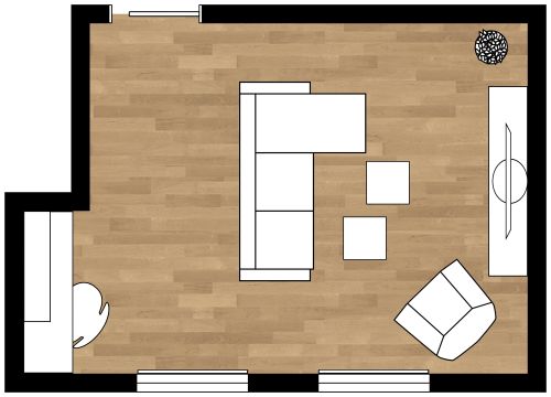 Innendesign für ein Arbeitszimmer Zuhause