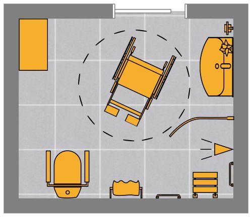 Accessible Bathroom Floor Plan