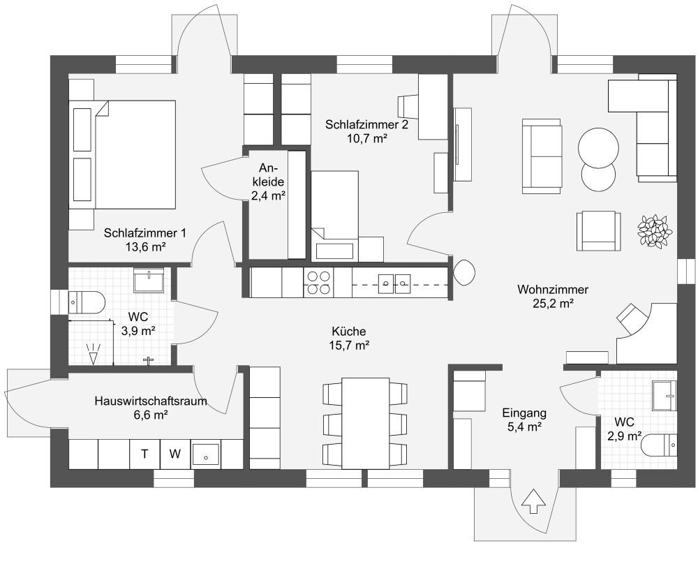 Smultronstället 94 Grundrisse 2D Grundrisse