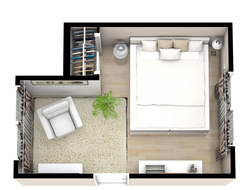 Modernes Gästezimmer