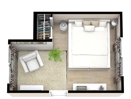 Modernes Gästezimmer