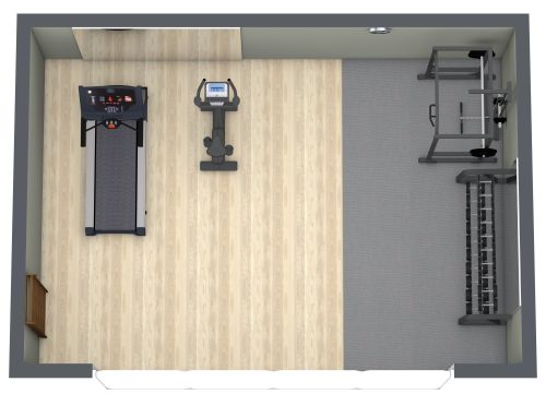 Home Gym in der Garage