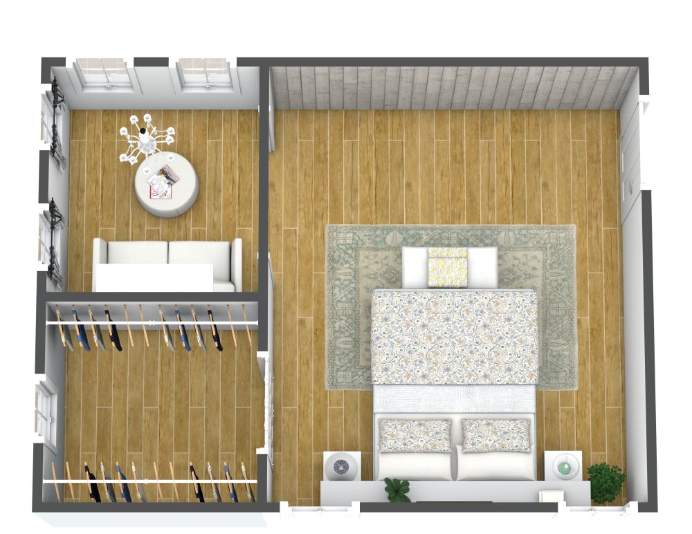 Design für ein Hauptschlafzimmer