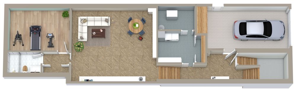 Kellermöbel Layout-Idee