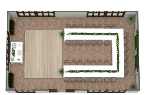 Rustikale Scheune als Hochzeitslocation mit Tanzfläche