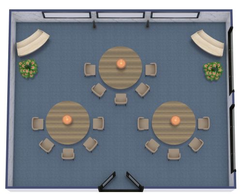 Conference Room Floor Plan Cabaret Style