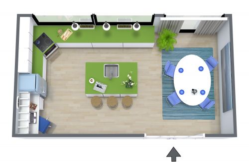 Island Kitchen Floor Plan Examples Island Kitchen Floor Plan Examples, Open Concept Kitchen Floor Plans With Island