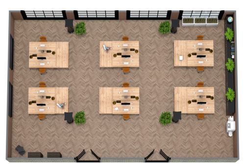 Bürogebäude Grundriss