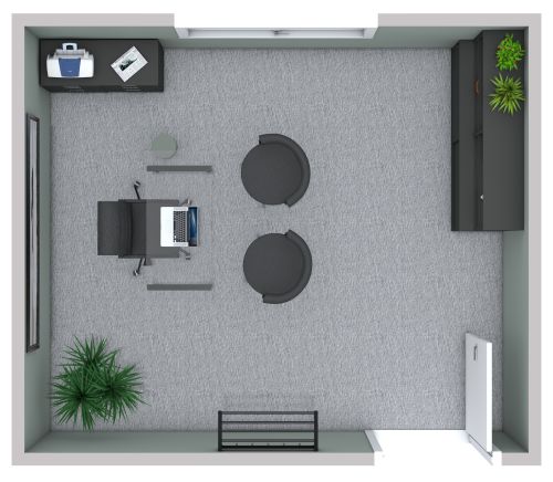 Modernes Einzelbüro