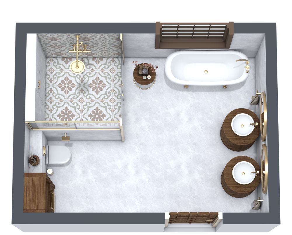 White Marble Bathroom