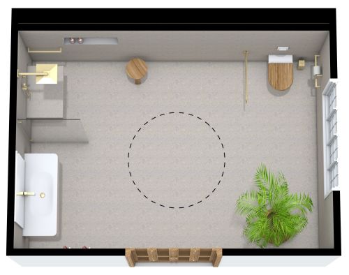 Barrierefreies Badezimmer