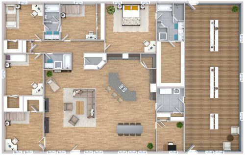 Sunnyside Barndominium House Plan