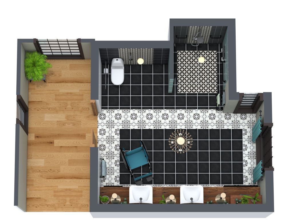 Barrierefreies Badezimmer für Senioren