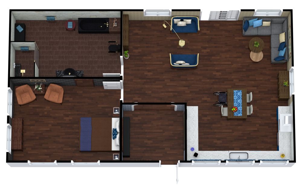 Floor Plan for Wheelchair Accessible House