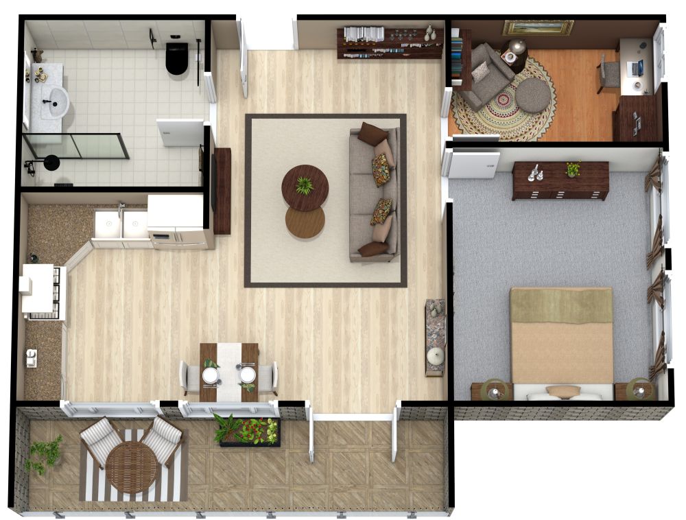 Senior Living Floor Plan