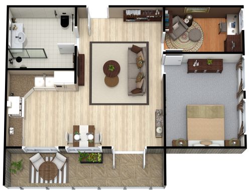 Senior Living Floor Plan