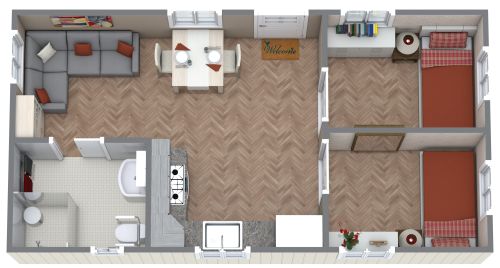 Tiny House Floor Plan for Seniors