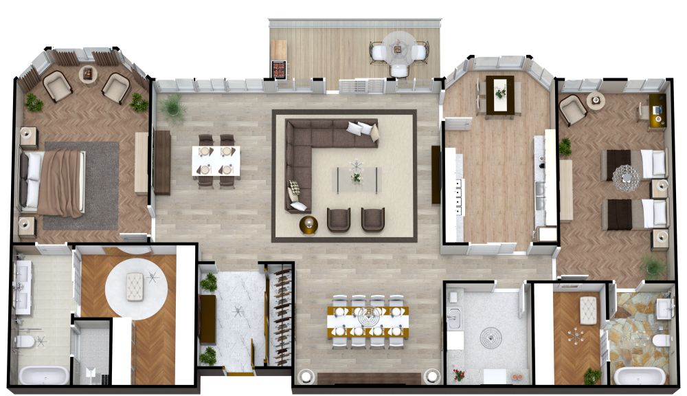 Picture Idea: Luxury Senior Apartment Floor Plan