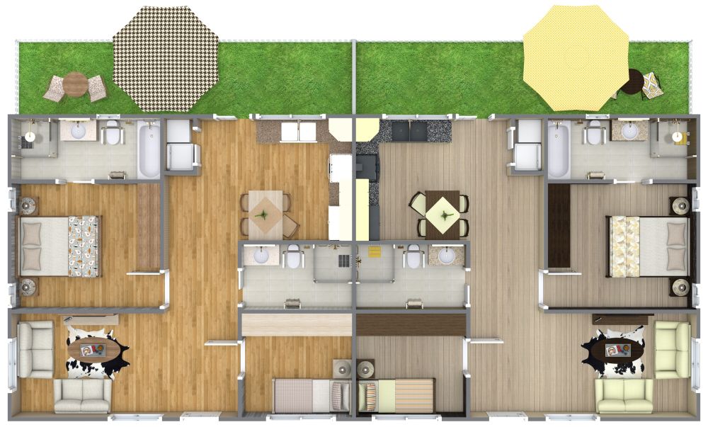 Senior Citizen Duplex Floor Plan
