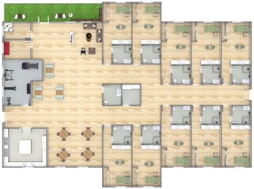Senior Assisted Living Floor Plan