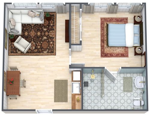 Assisted Living Apartment Floor Plan