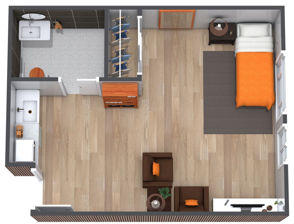 Assisted Living Home Floor Plan