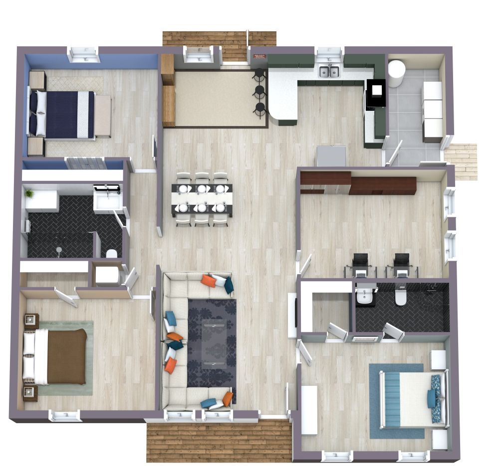 1700 Square Foot House Plan
